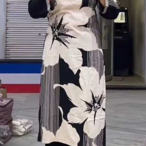 Black Flower Kurta with Pant F03